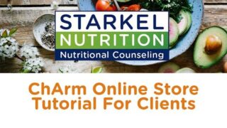 Starkel Nutrition – ChArm Online Store Tutorial For Clients